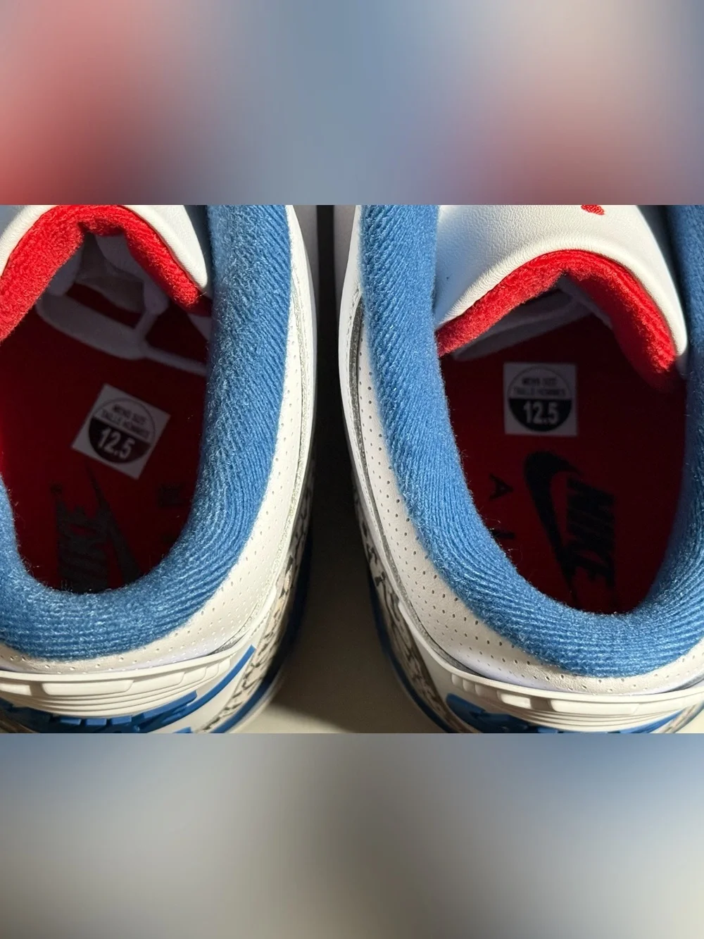 Men's Size 12.5 - Jordan 3 Retro True Blue (2026)